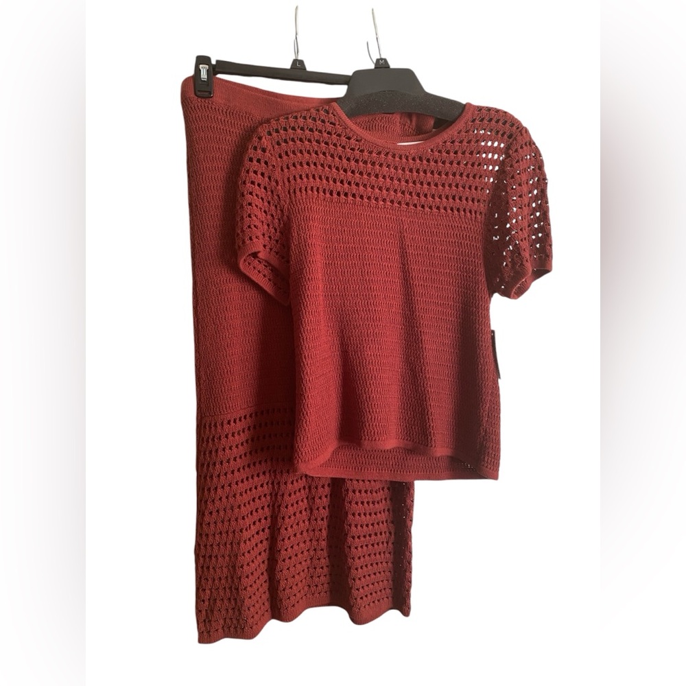 Nine West mismatched Top and Skirt Set NWT